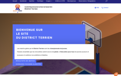 Le District Terrien a un nouveau site internet !